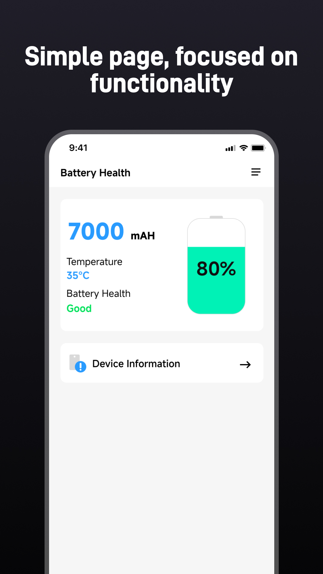 App screenshot
